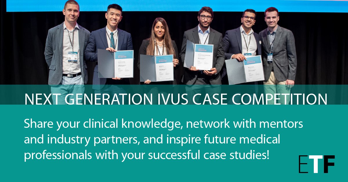 📢 Submit your successful #IVUS case report and attend #CIRSE Annual Congress free of charge! The top five candidates will receive free registration and a travel grant for #CIRSE2024. ➡️ Learn more: bit.ly/3PlcZvx #CIRSEsociety #CIRSE_ETF #IRad