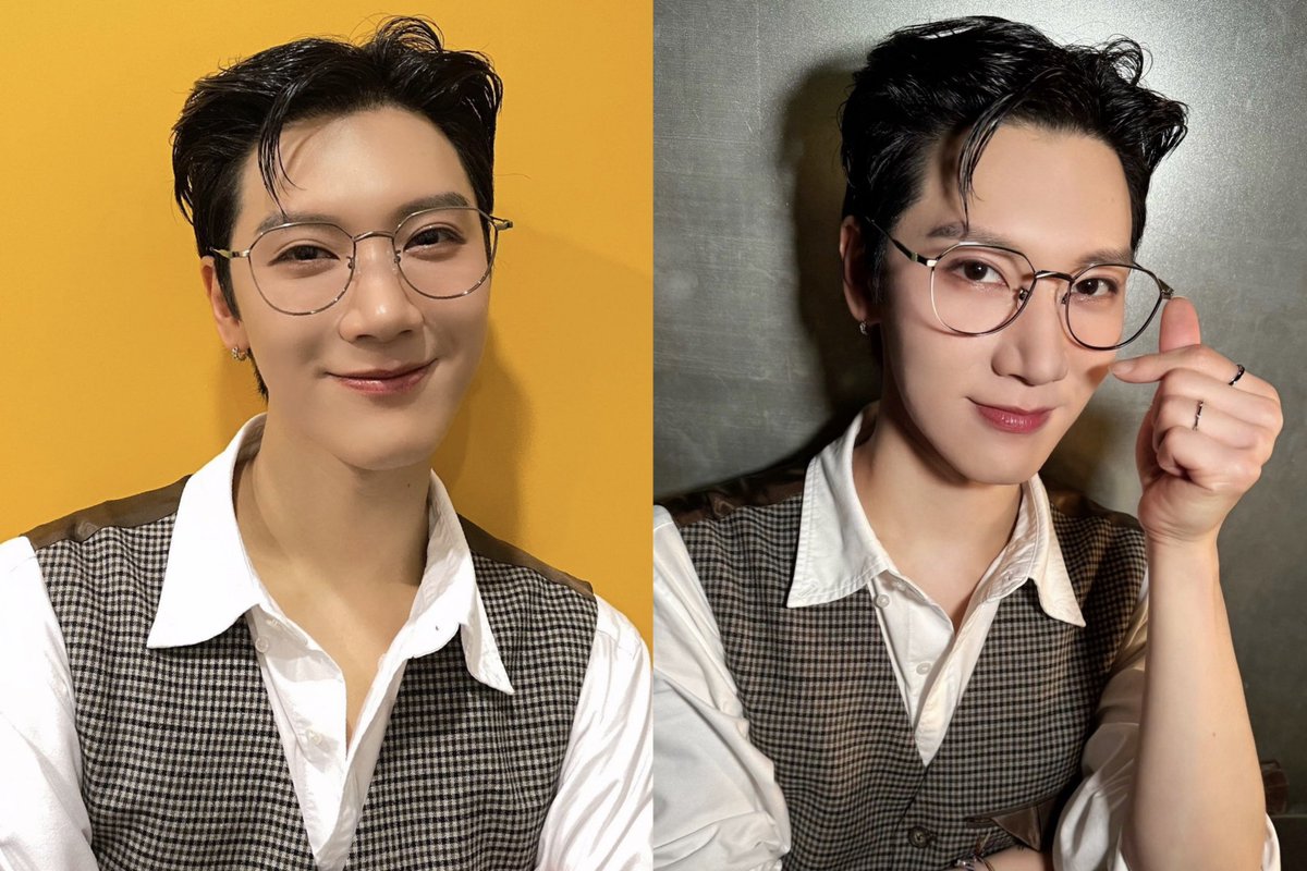 something about ten wearing glasses and slicked back hair 🫠
