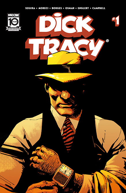 Today is the day at long (long) last! DICK TRACY #1 is here! Alex and I have been working on this for over 7 years; I'm so glad it's finally a reality, and with such a great collaborative team behind it. I hope you all enjoy the first issue. The detective in yellow is back!