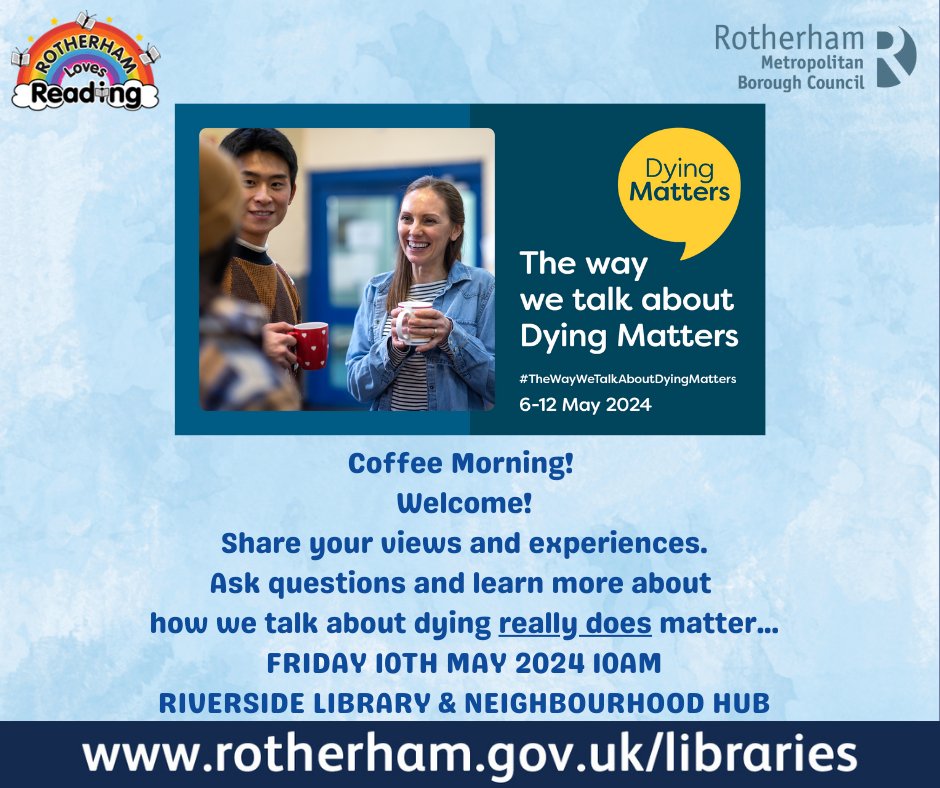 Rotherham Libraries (@RothLibraries) on Twitter photo 2024-05-07 18:00:00