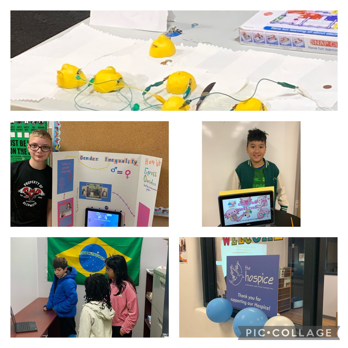 The Grade 6 IB PYP Exhibition is off to a great start! Our #inquirers are sharing their learning! @GlenwoodGriffin @teach_terri