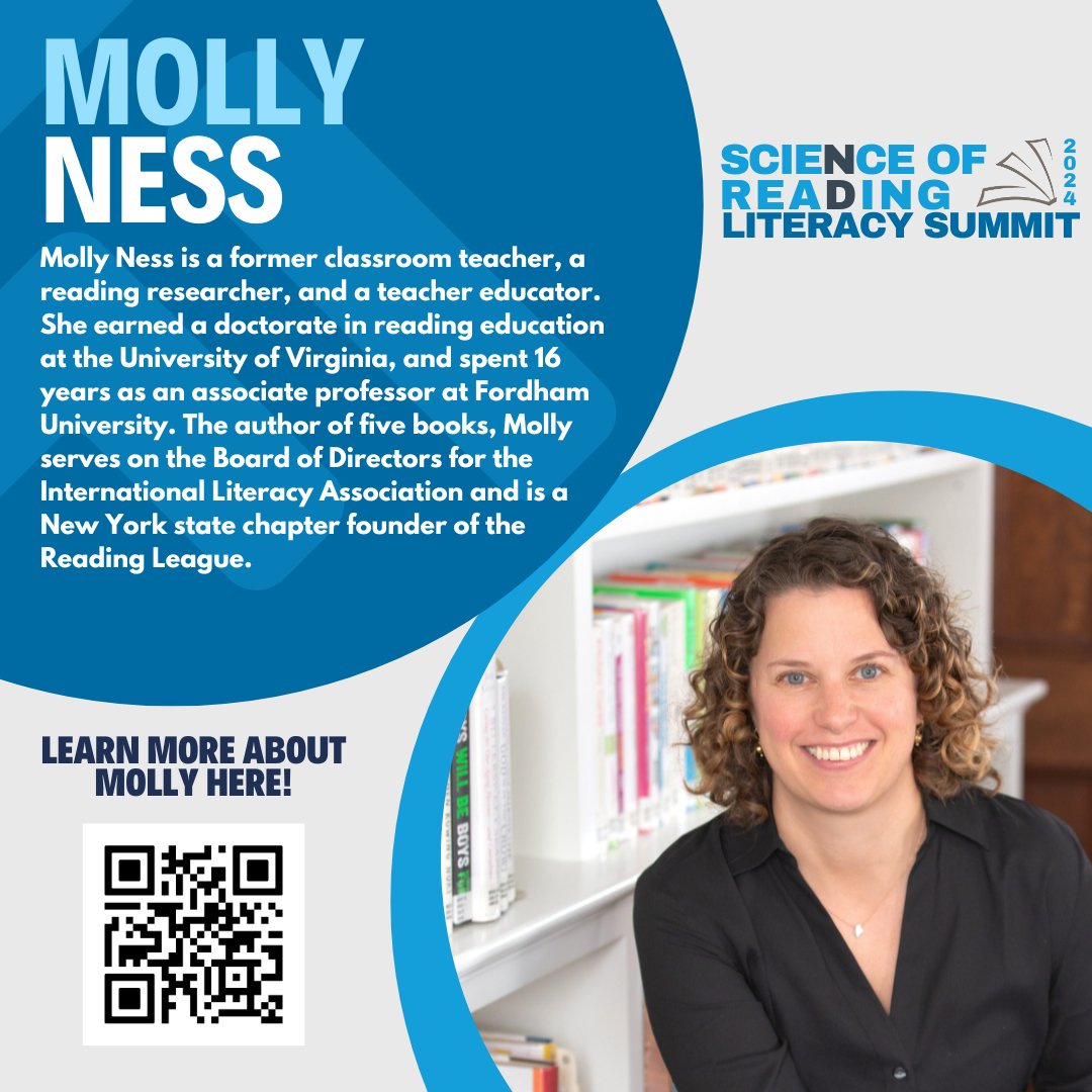 The countdown continues! 📖 Introducing Dr. Molly Ness as a National Presenter at the '24 ND Literacy Summit! Dive deep into the world of literacy education with her vast experience and expertise in research-based reading instruction. tinyurl.com/24NDLiteracySu…
#NDLiteracySummit