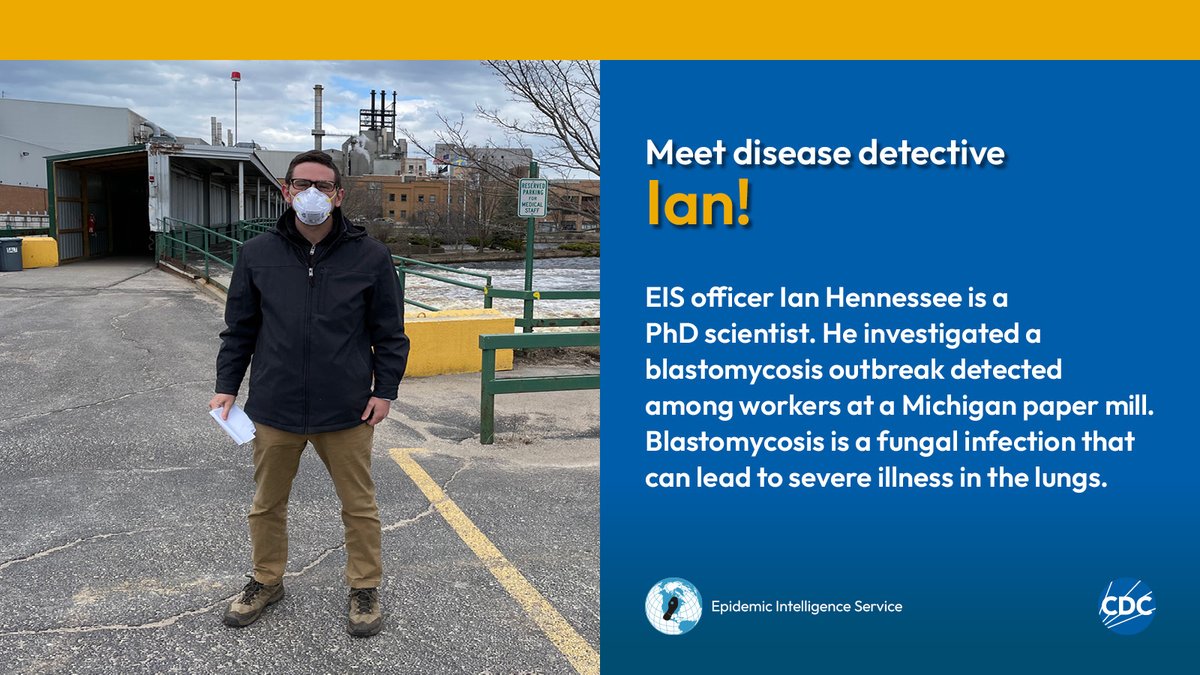 CDC #DiseaseDetectives come from diverse educational backgrounds. The Epidemic Intelligence Service (EIS) trains officers to investigate outbreaks and become public health leaders. Learn more about EIS and its disease detectives: bit.ly/4aWYc3m #CDCEIS24