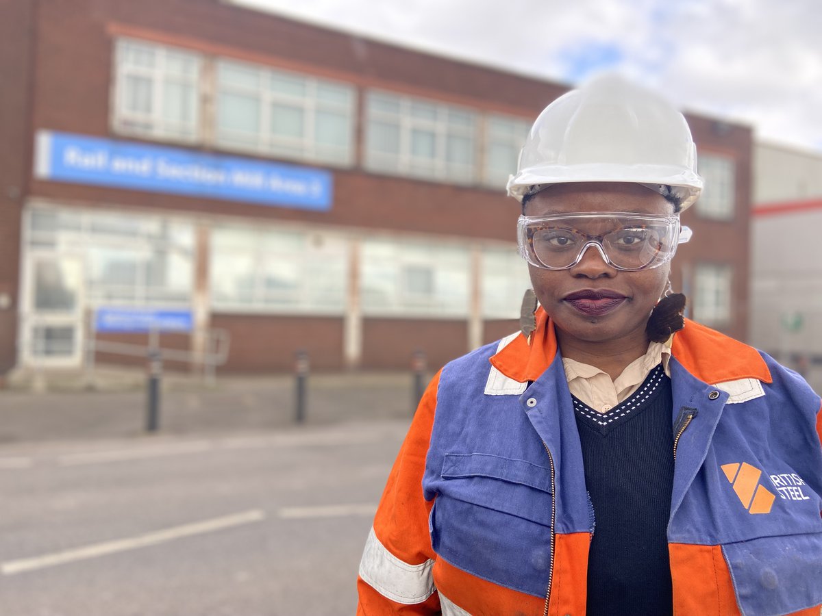 Meet Rail Technologist Gloria who is based at our #Scunthorpe site. 'I really enjoy getting to know how things are made; and working on the #steelworks definitely gives you that access to learn this!' Looking for a new role? Check out our vacancies: ow.ly/b1iR50RneTZ