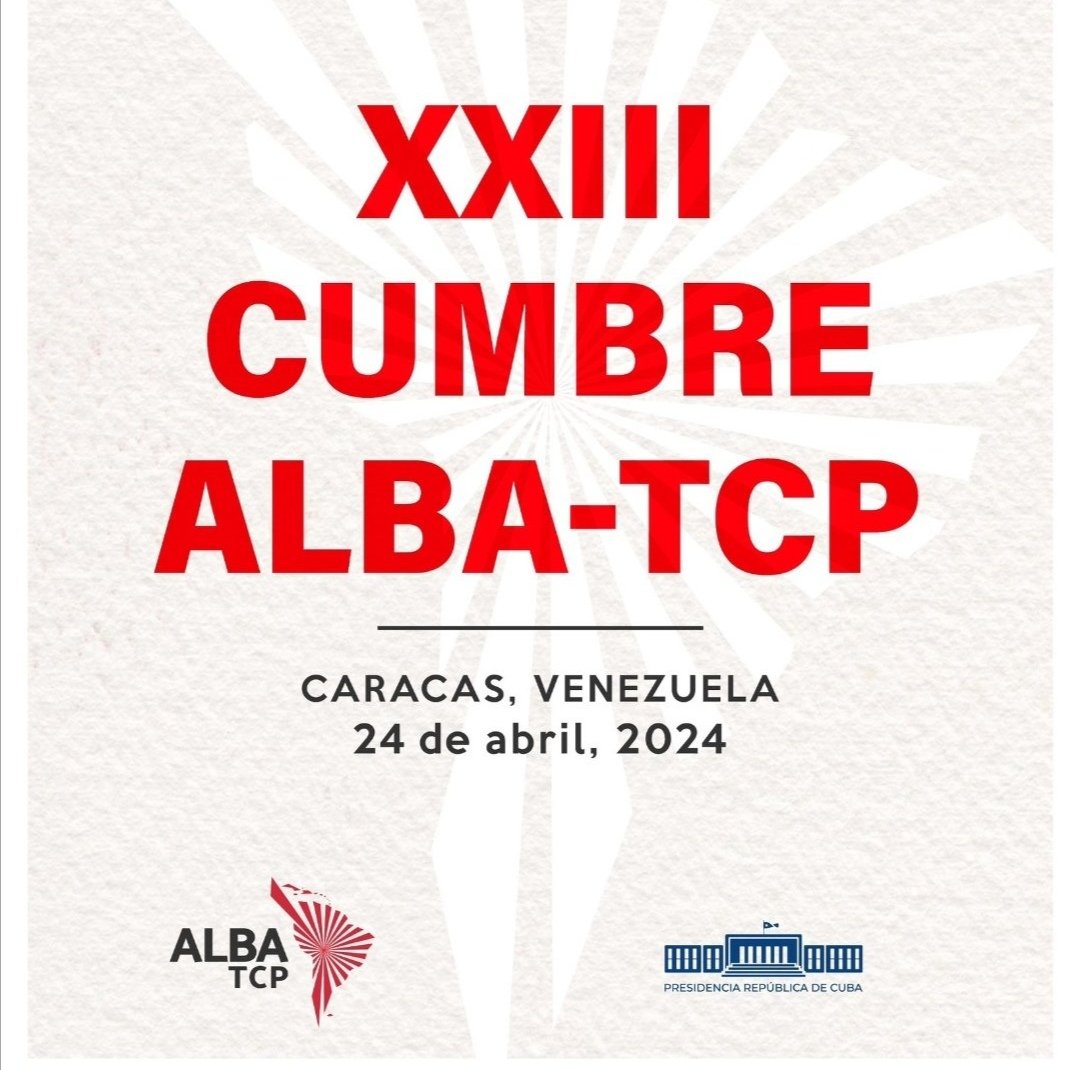 #CubaApoya
#UnidadLatinoamericana
#@ALBATCP