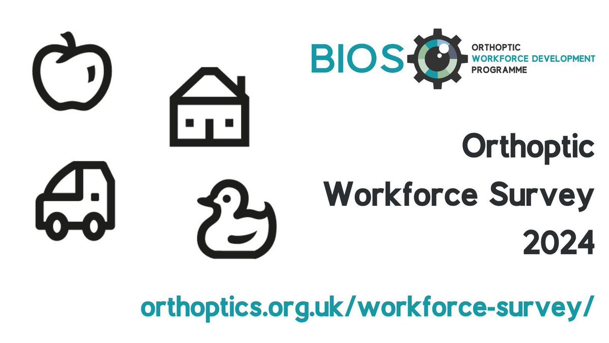 We're currently running our 2024 Orthoptic Workforce Survey. If your department hasn't received an email, please get in touch now, or check out the link below for more information. 👉 buff.ly/3f4NorC