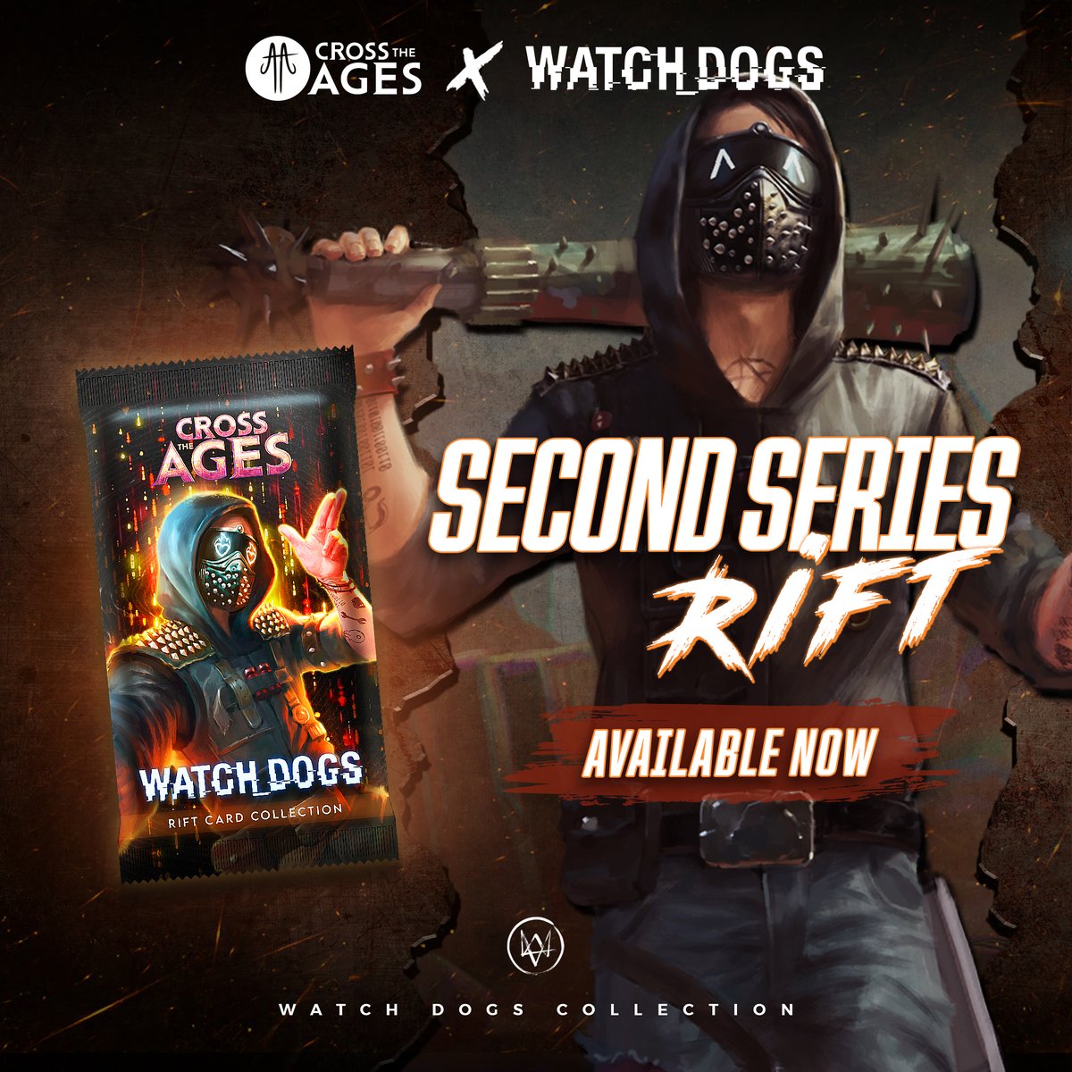 Here it is! 🎉 The second CTA x WatchDogs series just dropped, and it's packed with excitement. Make your way to the in-game shop to team up with the iconic WatchDogs characters. They've just arrived in the Rift and are bringing a whole new level to your collection. 💫