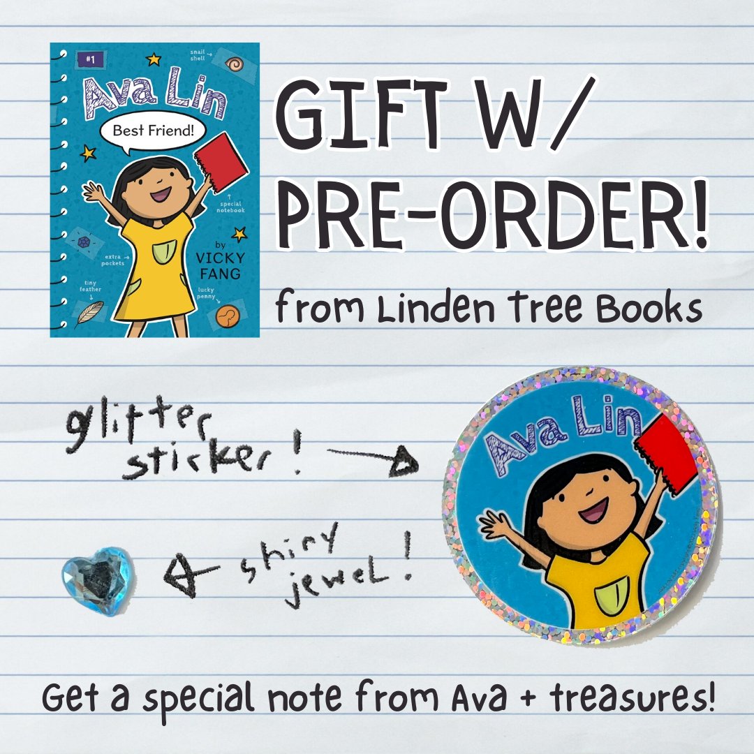 Vicky Fang (@fangmous) on Twitter photo I'm doing a pre-order campaign with <a href="/LindenTreeBooks/">Linden Tree Books</a> for AVA LIN! I'll sign your book, plus send you a special note—including a glitter sticker and a shiny jewel! Leave a comment at checkout if you'd like your book personalized to anyone. bit.ly/3JnZKai <a href="/Candlewick/">Candlewick Press</a> I'm doing a pre-order campaign with <a href="/LindenTreeBooks/">Linden Tree Books</a> for AVA LIN! I'll sign your book, plus send you a special note—including a glitter sticker and a shiny jewel! Leave a comment at checkout if you'd like your book personalized to anyone. bit.ly/3JnZKai <a href="/Candlewick/">Candlewick Press</a>