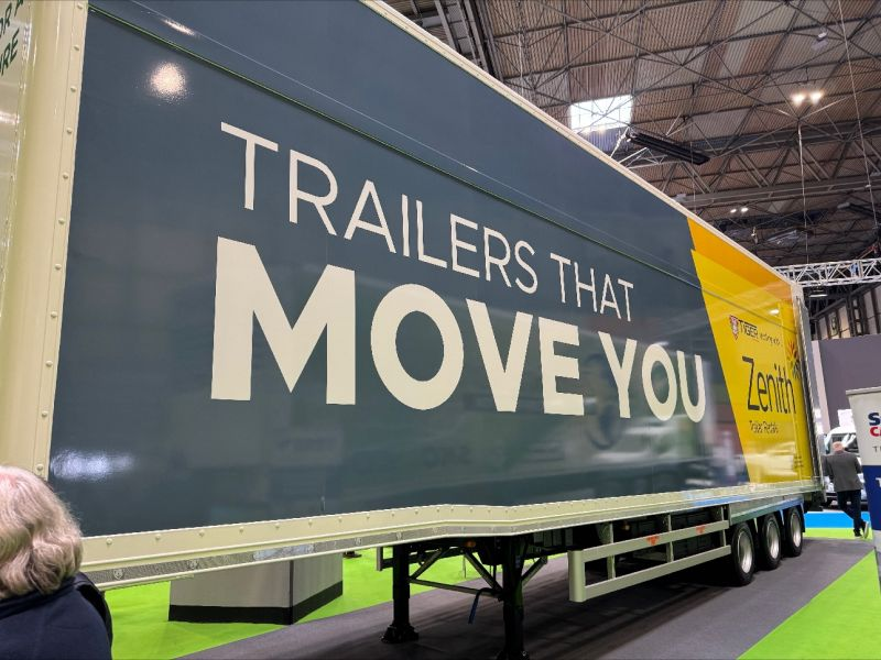 Trailers are the unsung heroes of the haulage industry. There are some impressive examples on the Destination Net Zero stand.