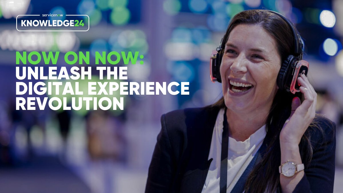 johnvilla99's tweet photo. Add this session to your #Know24 agenda! Join ServiceNow leaders for a deep dive into how we’re using AI, mobile, and omni-channel tech on the Now Platform to create the end-to-end digital experience of the future. https://t.co/BoJOby5cMt https://t.co/iKG8zurPYg