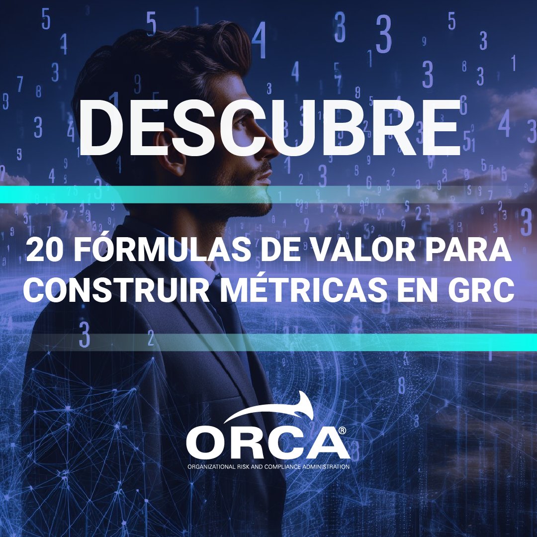 ORCAgrc's tweet photo. Llevar #métricas en #GRC es crucial para reflejar el valor de dichas prácticas; para ello, necesitas saber cómo construirlas.
Te compartimos 20 #fórmulas para crearlas y así optimizar el valor de tu programa de #Gobierno, #Riesgo y #Cumplimiento.
⏬🆓 https://t.co/zMBMeaVVA6 https://t.co/kjPv0ZgZuS