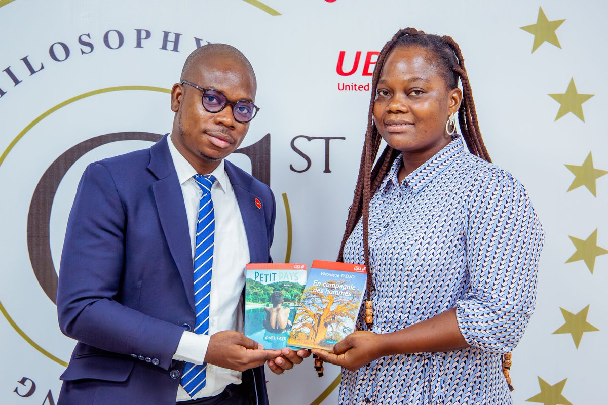 ZabahiS's tweet photo. Dans le cadre de la célébration de la Journée Internationale du Livre qui s'est tenue le mardi 23 avril dernier, la Fondation UBA a offert des livres à notre ONGle Rich'Enfant, dans le but de contribuer à l'apprentissage de la lecture avec les élèves de l'école Gbaégui/Yopougon. https://t.co/05OSzmedlf