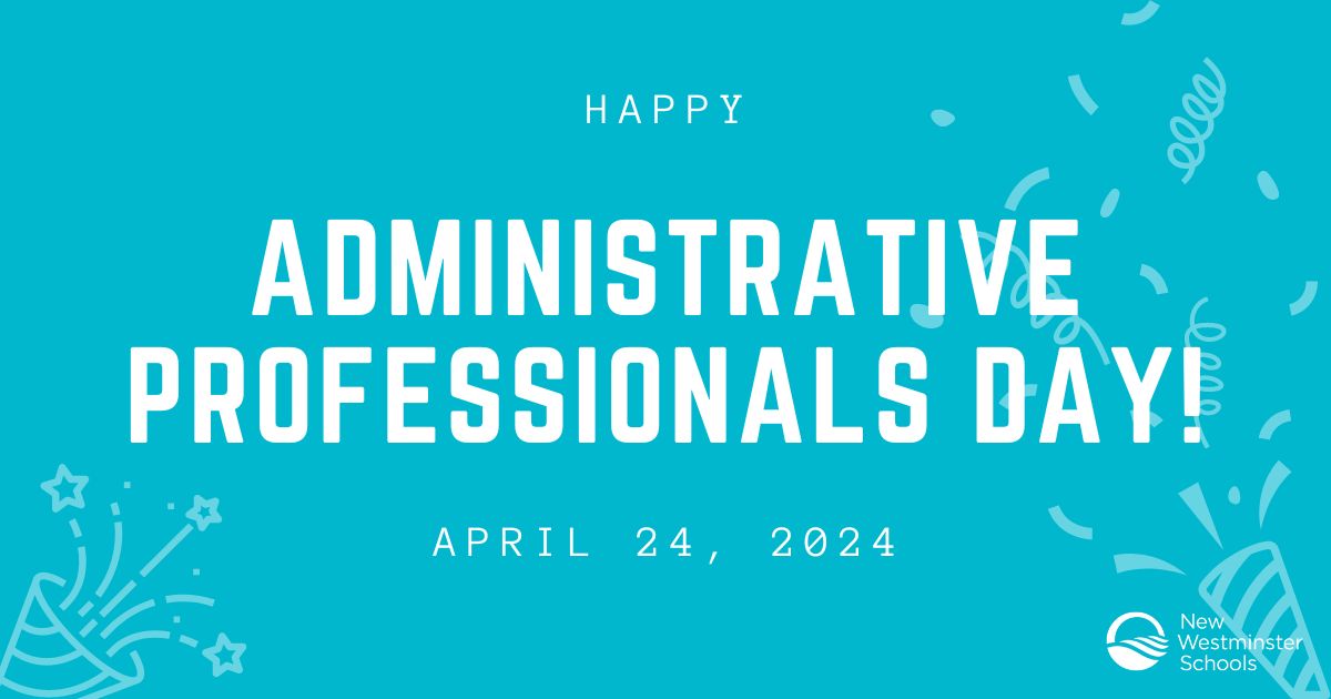 Today we celebrate the admin professionals who keep our workplaces functioning in tip-top shape! 

Thank you for all you do!

#sd40 #newwestminster #newwest