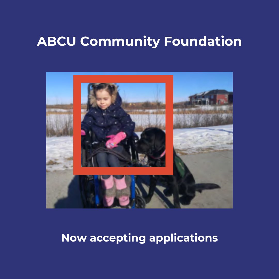 ABCU Community Foundation is accepting new applications for 2024 and if you are a charitable organization, we encourage you to submit your application for consideration to general@abcu.ca. 

#CreditUnionDifference #SimplyBetterCommunity