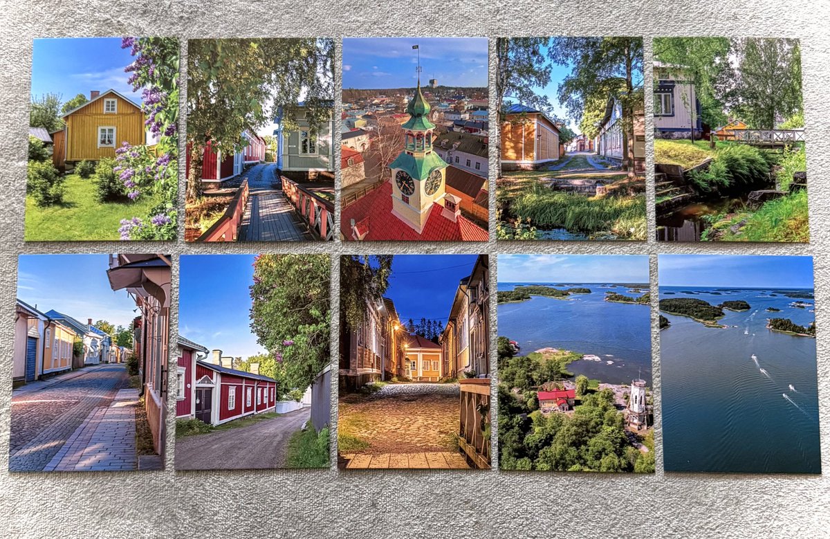 Rauma-aiheiset postikortit 📦 #rauma
#finland #visitfinland
