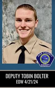 Each year, in addition to riding for Burbank Police Officer Matt Pavelka who was killed on my watch in 2003, I choose to ride for Ada County Sheriff's Deputy Tobin Bolter was shot in the city of Boise. 

Captain John (JD) Dilibert Retired
Idaho