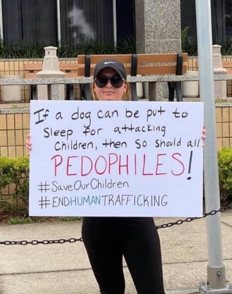 bstrat515's tweet photo. @creepydotorg Super Creepy! 

This lady has an idea about what to do with pedos. Do you agree with her? https://t.co/PGmBF581PB