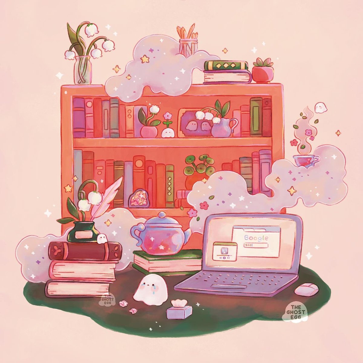 theghostegg's tweet photo. I cry a lot but I am so productive -  magic edition ✨🤍 https://t.co/aL4ihMWFD5
