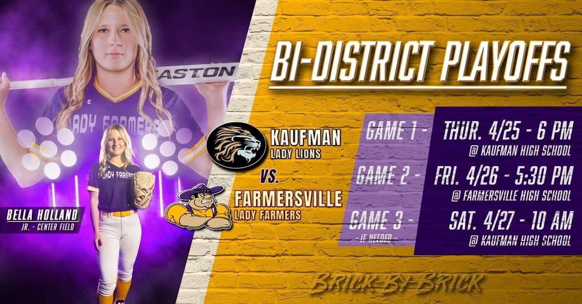 Stay tuned cause it’s gonna be a fun one!! 💛 @sfa_softball @FarmerSoftball @farmersville @uiltexas #brickbybrick