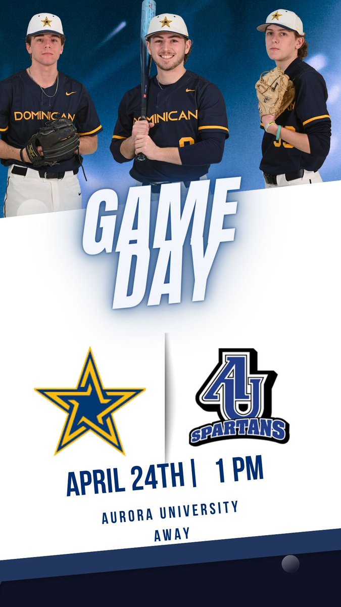 Baseball will go on the road this afternoon for a doubleheader against the Spartans! First pitch will be at 1:00pm