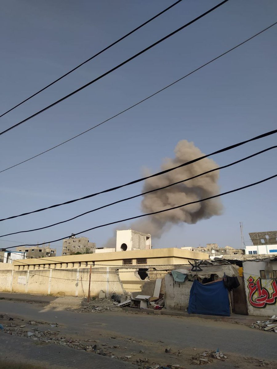 Israeli raid on the new camp west of Nuseirat