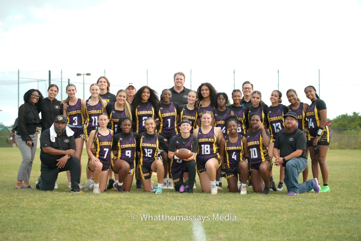 Last night the Lady Cobras made history! They won their schools first ever flag football regional semi final! They advance to the regional finals on tuesday. 🐍🏈 whatthomassays.com @cobraflag @FPCentralCobras @JulySanProd @CoachNClements @DustinSterrett @CoachRichDL