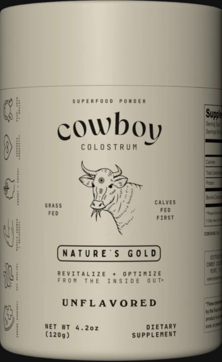 GaT_AHS's tweet photo. RIP Oliver Thredson, you would have loved Cowboy Colostrum https://t.co/dwLMRkF98S