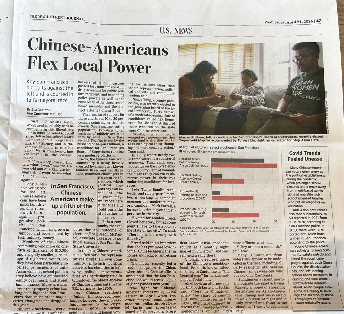 “Forget it, Jake. It’s Chinatown.” 

#SF #SanFrancisco #ChineseAmericans #ChineseAmerican 

wsj.com/politics/elect…

✍️ @jimcarltonsf @cmaiduc