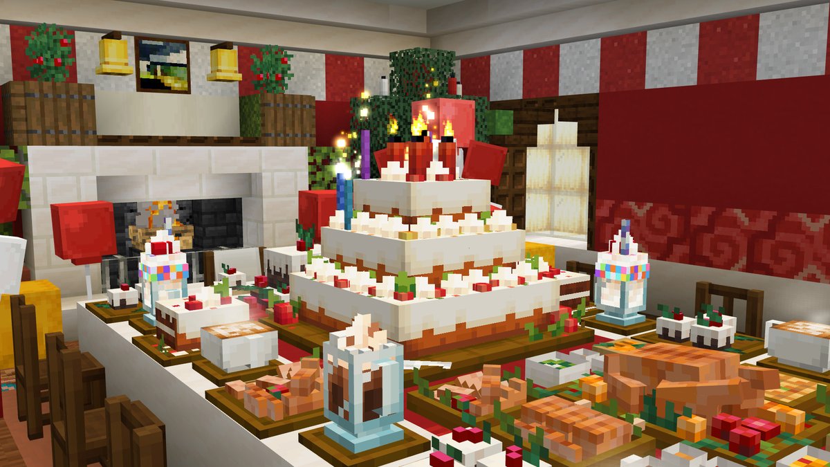 Got a birthday party coming up? Let's quickly set up something stunning, yo! 🍰🎉🎈
#Minecraft