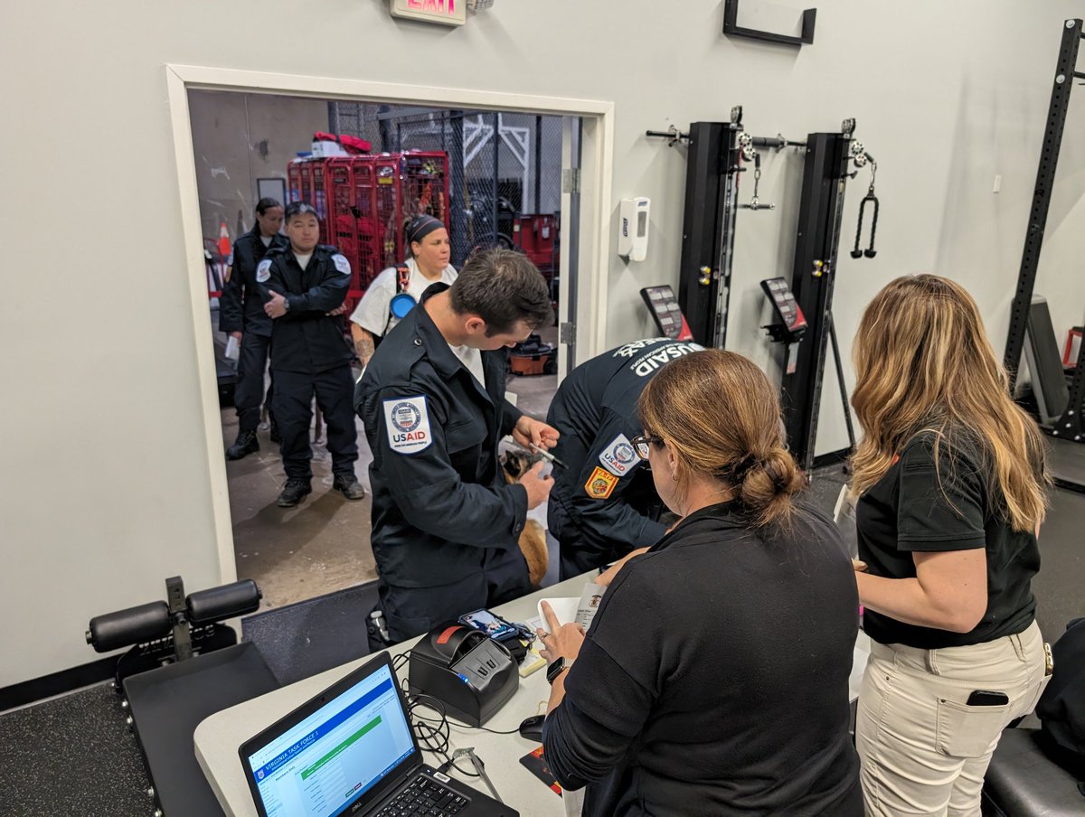 VA-TF1 / USA-1 - Urban Search and Rescue (@vatf1) on Twitter photo Exercise: Our annual full scale exercise for <a href="/USAIDSavesLives/">USAID's Bureau for Humanitarian Assistance</a> starts today. Mobilization has begun to assemble the team and prepare for the mission.
<a href="/ffxfirerescue/">Fairfax County Fire/Rescue</a> Exercise: Our annual full scale exercise for <a href="/USAIDSavesLives/">USAID's Bureau for Humanitarian Assistance</a> starts today. Mobilization has begun to assemble the team and prepare for the mission.
<a href="/ffxfirerescue/">Fairfax County Fire/Rescue</a>