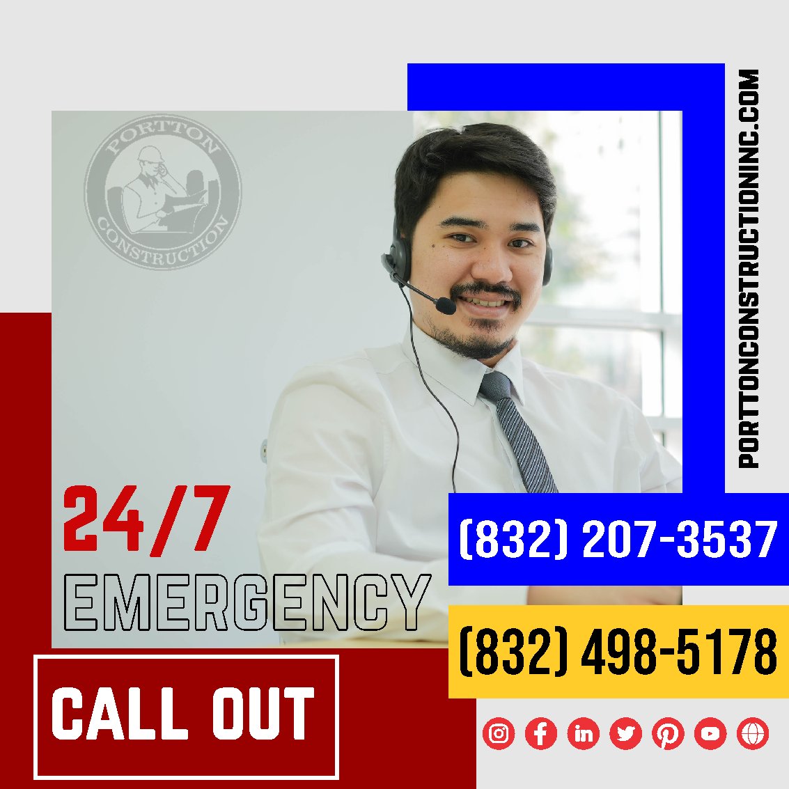 With 24/7 emergency callout services, Portton Construction Inc. ensures that their customers are always taken care of whenever they need help.
#PorttonConstructionInc #EmergencyCalloutServices #ConstructionAssistance #CustomerCare #AlwaysThereForYou #HelpWhenYouNeedIt #Reliab ...