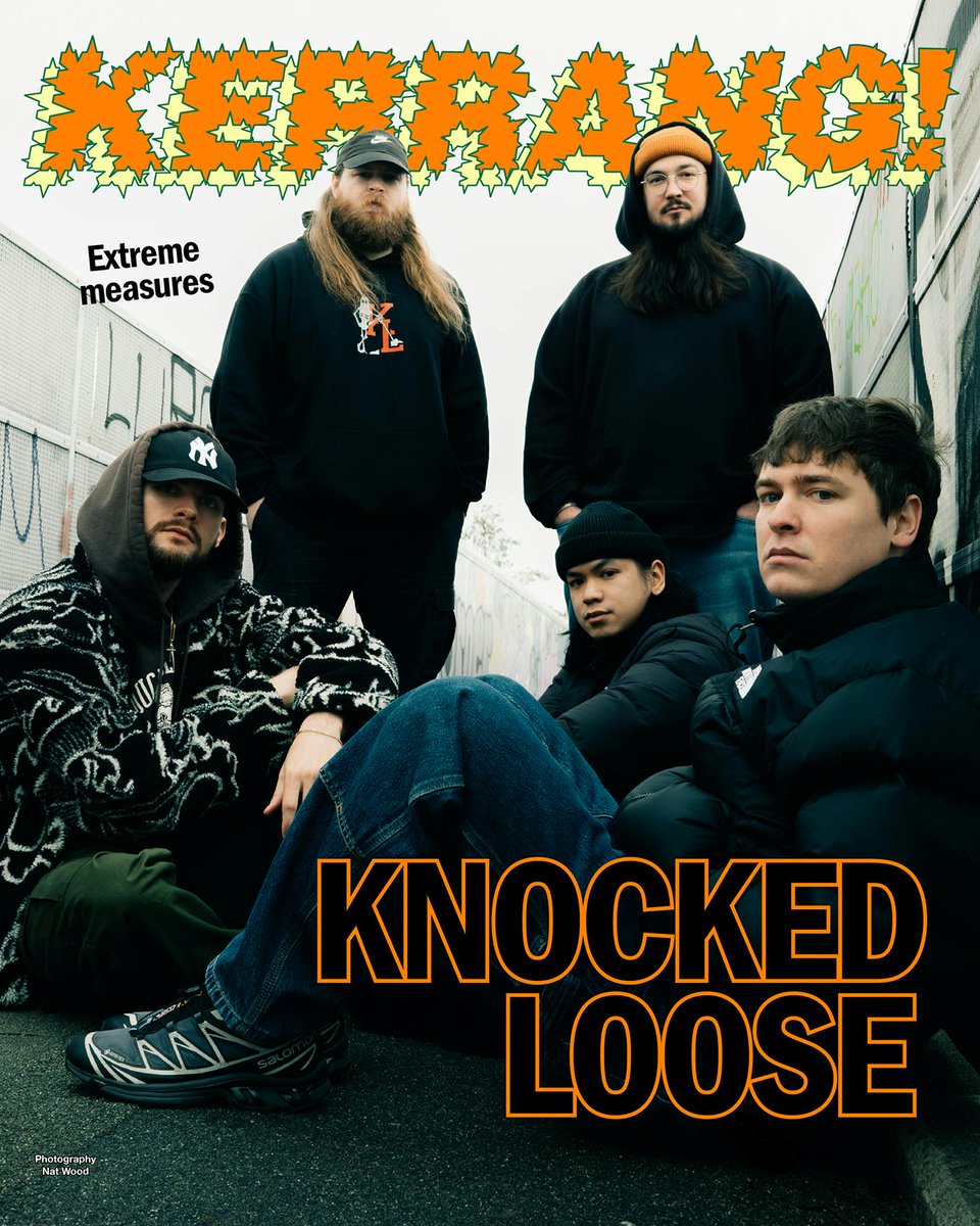 Kerrang! Cover Story ✊ Knocked Loose: “Sacrificing heaviness was never an option… As this band grows, it only gets more uncomfortable and extreme” Read the interview now 🔗 kerrang.com/knocked-loose-… ✍️: Sam Law 📸: Nat Wood