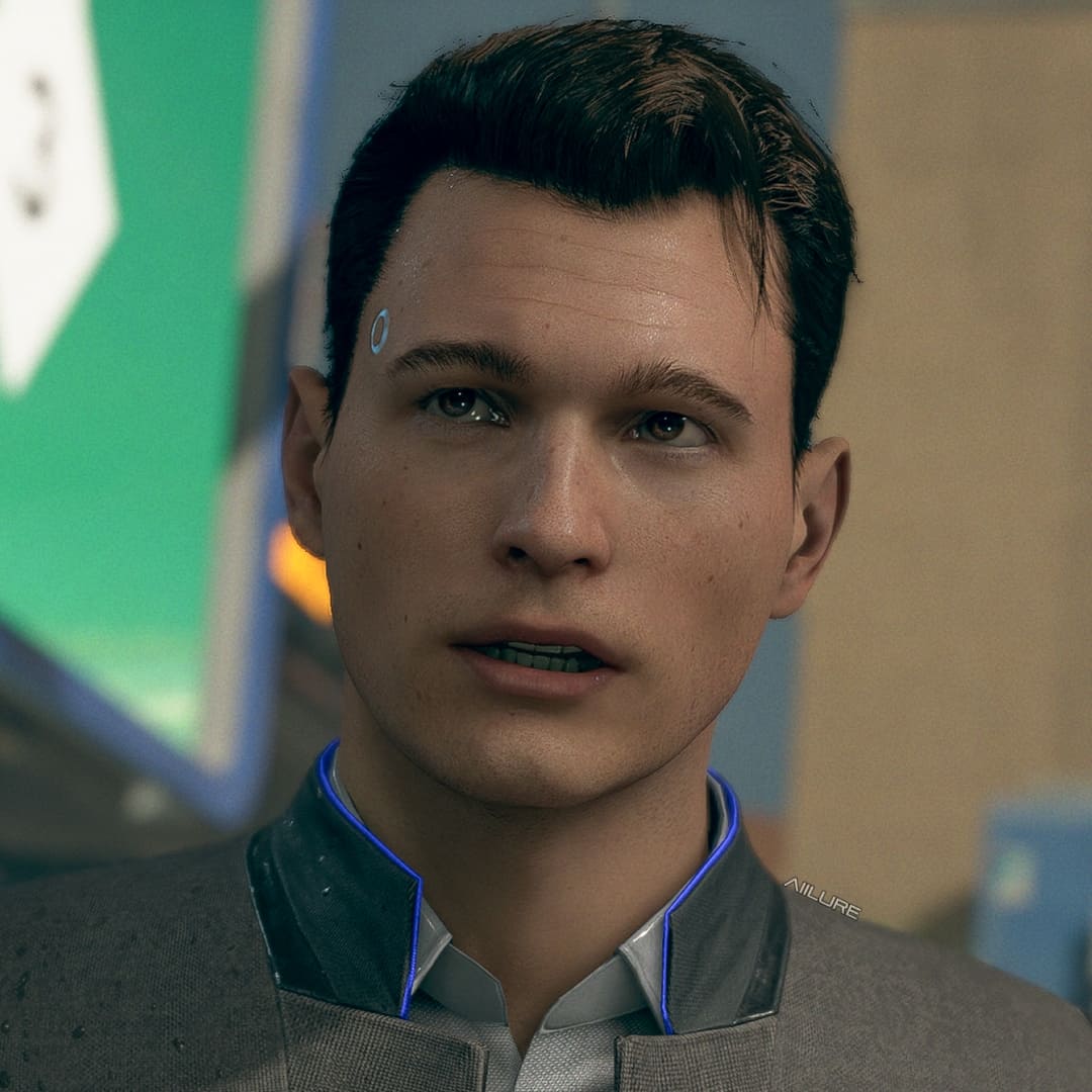 My face when I see the bus drive off and I missed it #detroitbecomehuman #dbh #dbhconnor #connordbh #rk800 #rk900