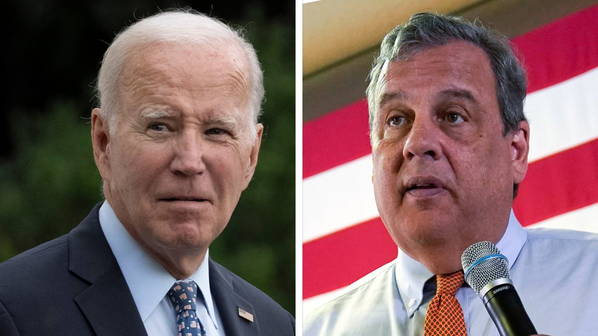NEW: Chris Christie says Joe Biden has NOT called him “He hasn’t. It’s pretty stupid for him not to.” If Biden wants to win, why the HELL is he not reaching out to people such as Christie or Haley.