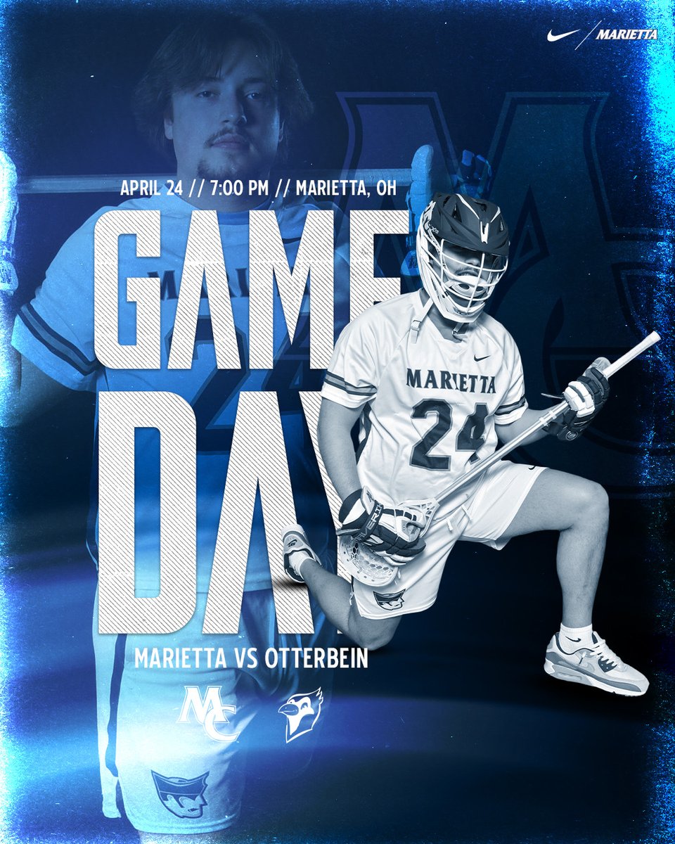 🚨🥍🚨🥍🚨🥍

@MariettaMlax hosts Otterbein this evening for their regular season finale. Come out and cheer on the Pioneers! #PioNation #BringForthAPioneer #d3lax 

⏰ 7 pm
🏟️ Don Drumm Stadium
📺 tinyurl.com/3tk8asan
📊 tinyurl.com/25p5ytvf