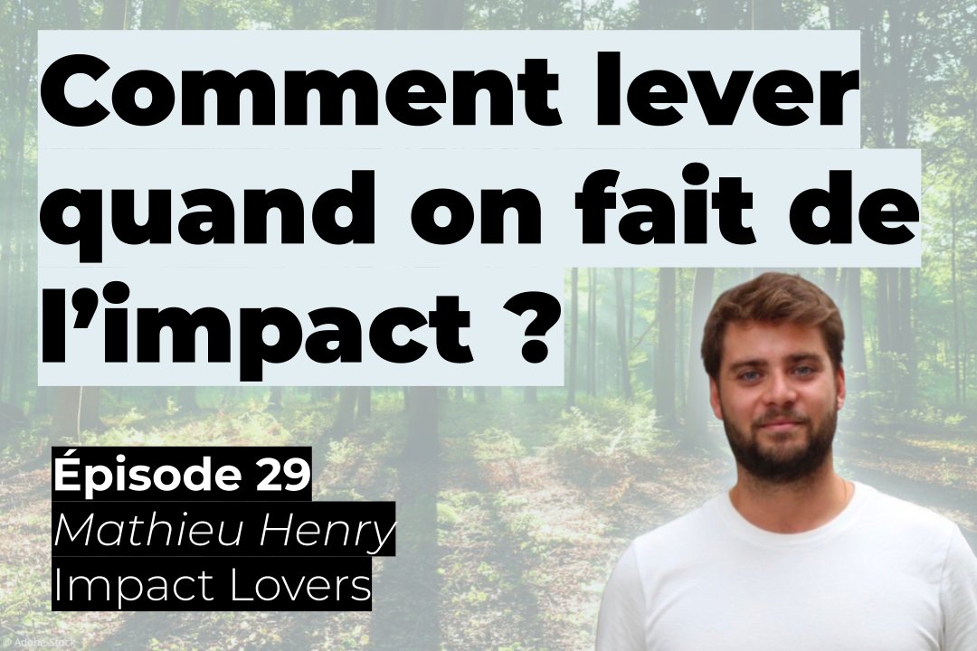 Nouvel épisode de Tour de table : le podcast sur les levées des fonds, exits et IPO.

Épisode 29 - Mathieu Henry (le titi de la levée) de Impact Lovers.

Youtube : youtu.be/EDsRiexf1mg
Podcast : smartlink.ausha.co/tour-de-table-…