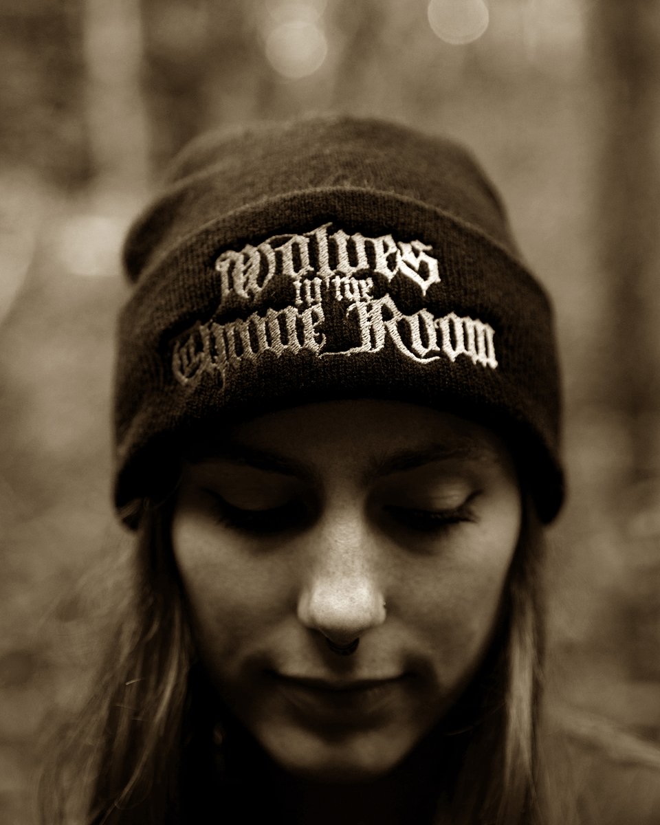 WITTR_official's tweet photo. MERCHANDISE NEWS: Wolves in the Throne Room Gothic Logo Beanies are in stock in the USA Shop. The popular Wolf Alchemy T-Shirt has also been restocked in all sizes.

Beanie: https://t.co/gXSTC60T8z

Shirt: https://t.co/BBVQR2mNNg https://t.co/85ZpKItkco