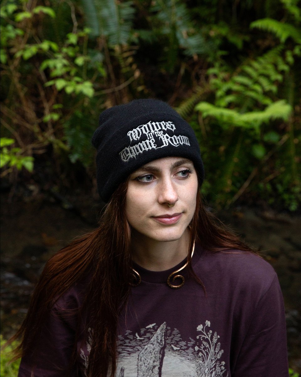 WITTR_official's tweet photo. MERCHANDISE NEWS: Wolves in the Throne Room Gothic Logo Beanies are in stock in the USA Shop. The popular Wolf Alchemy T-Shirt has also been restocked in all sizes.

Beanie: https://t.co/gXSTC60T8z

Shirt: https://t.co/BBVQR2mNNg https://t.co/85ZpKItkco