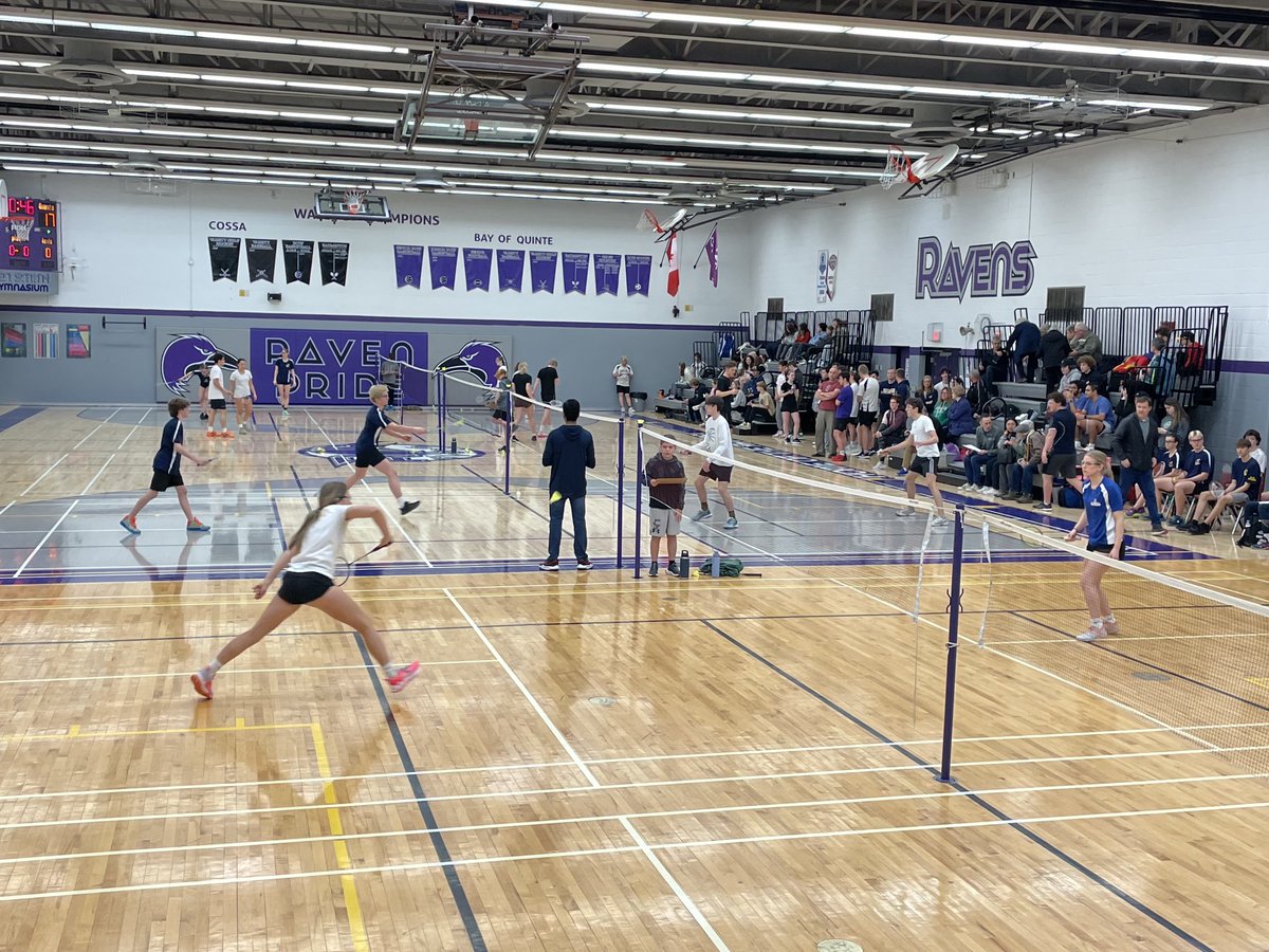 Eastside_RTV's tweet photo. Senior Cossa Badminton @ Eastside Secondary….second round https://t.co/08bDrv8c1r