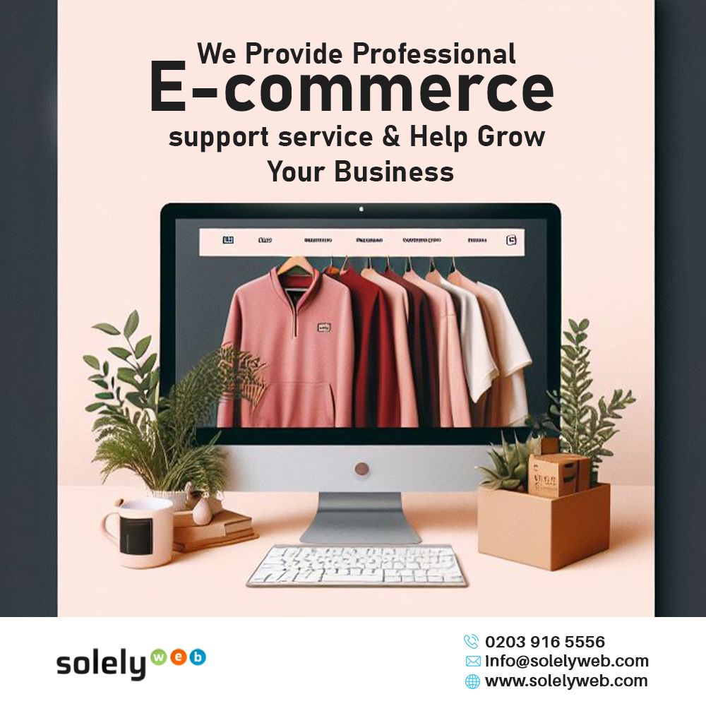 Solelyweb's tweet image. Elevate your e-commerce game with our professional support services! Let us handle the tech while you focus on scaling your business to new heights.
#EcommerceSupport #Businessgrowth #Techassistance #Solelyweb #ecommerce