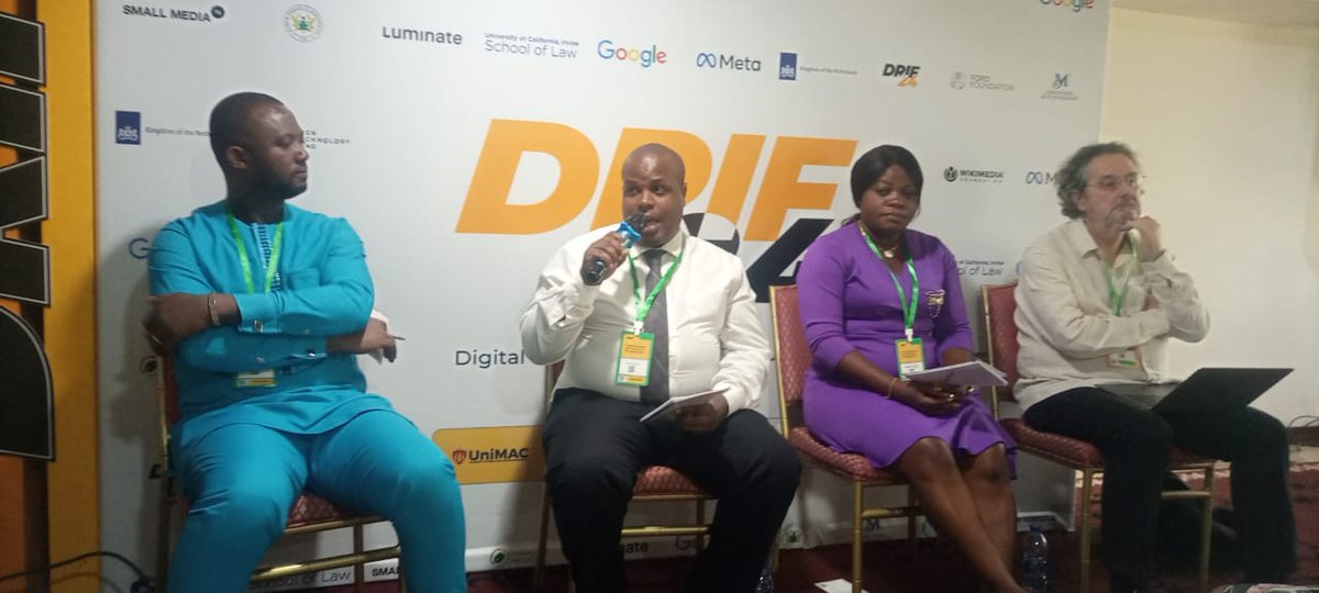 Earlier today at #DRIF24 in Accra!🌍Meet our insightful panelists: Hanna Uihlein, Amanda M. Yarsiah, Marcus Komlanvi, Anton Harber and Eriya Nawenuwe. 🎙🗞 We had great engaging conversations on digital rights and independent journalism! 📰✨ #DigitalRightsTalks #MeetThePanelists