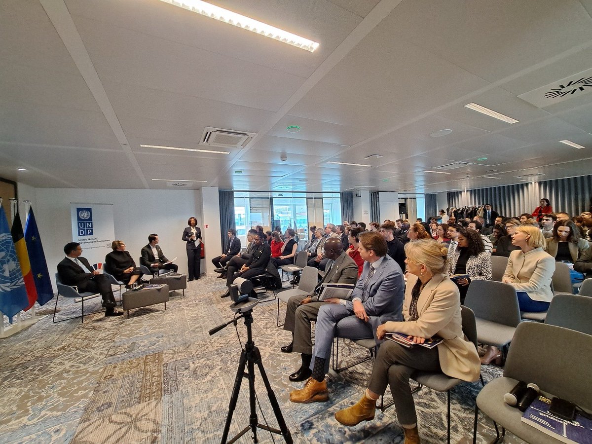 Great 🇪🇺 🇧🇪launch & conversation on #HDR2024 in Brussels today w/ @carogennez @JuttaUrpilainen @ASteiner @pedrotconceicao & partner countries. On Int'l Day of #Multilateralism & Diplomacy for Peace, let me stress that collective action is needed to break the current gridlock.