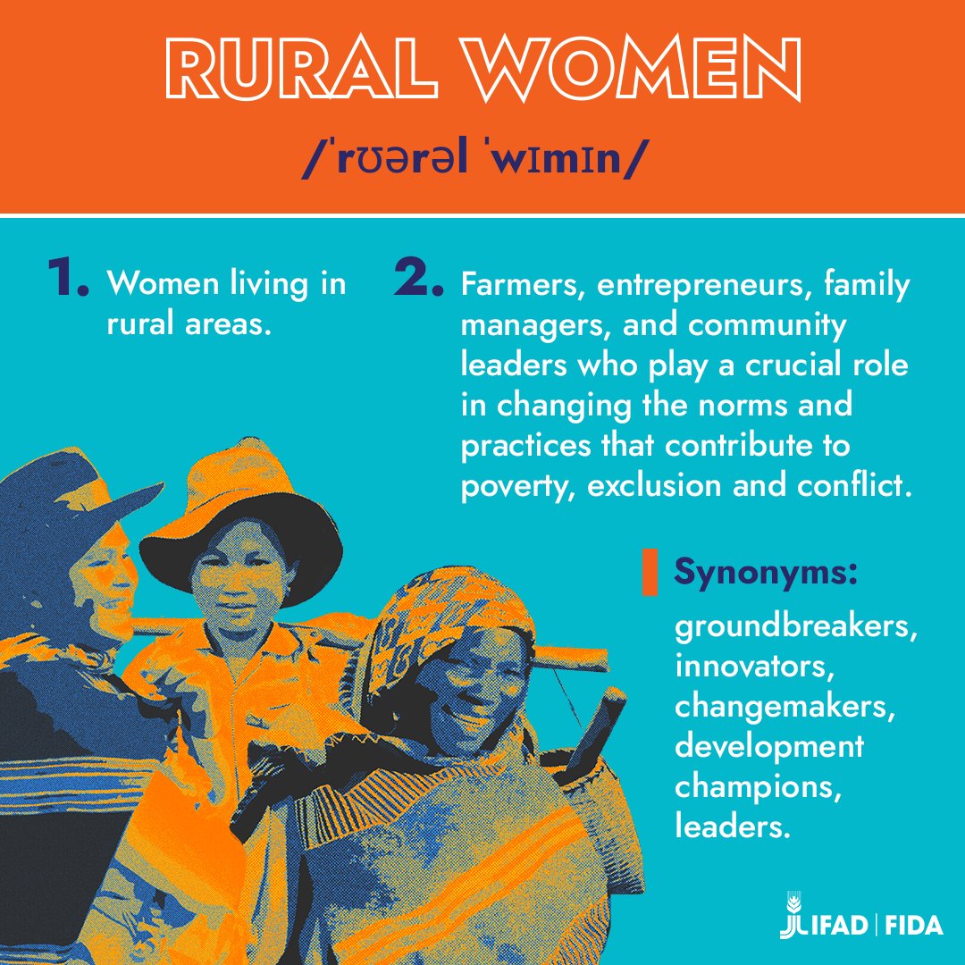 That's why women are at the heart 💚 of every IFAD project.

#InvestInRuralWomen