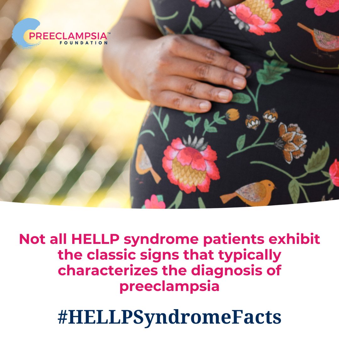 Not all HELLP syndrome patients exhibit the classic signs that typically characterizes the diagnosis of preeclampsia. This is what makes HELLP Syndrome tricky to diagnosis. Learn more: preeclampsia.org/hellp-syndrome