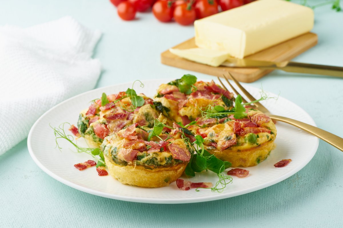 Adding a little bit of Kingston Bacon to your egg muffins is the perfect way to start your day. Don't forget to add some avocado on the side for extra flavor! 🍳🥓✨🥑 #BreakfastGoals #KetoFriendly #BaconLoversUnite