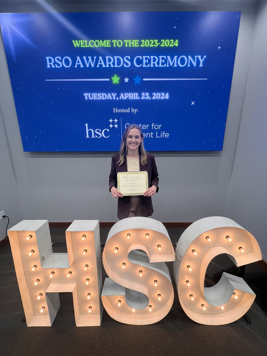 Last night I received the RSO Extraordinary Leader Award. I am so humbled and honored to represent TCOM and our @ACOS_MSS chapter. Thank you to all of my co-leaders who stuck by me along the way.
