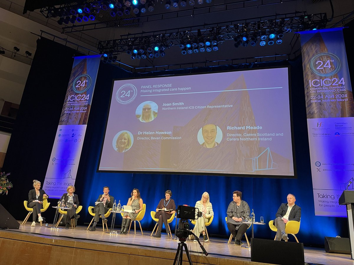 Enjoyed being part of the #ICIC24 #integratedcare @IFICInfo panel on making integrated care happen and highlighting the crucial role unpaid carers make and how they must be considered equal members of the care team.