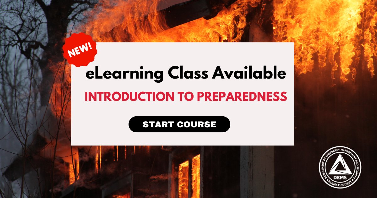 🚨 Be ready before it's too late! Dive into 'Introduction to Preparedness' eLearning. From kits to plans, we've got you! Take the first step now. Equip yourself w/ essential skills to tackle emergencies! 🖥️bit.ly/3SyjD2k #PreparednessCourse #OnlineLearning #EMGTwitter