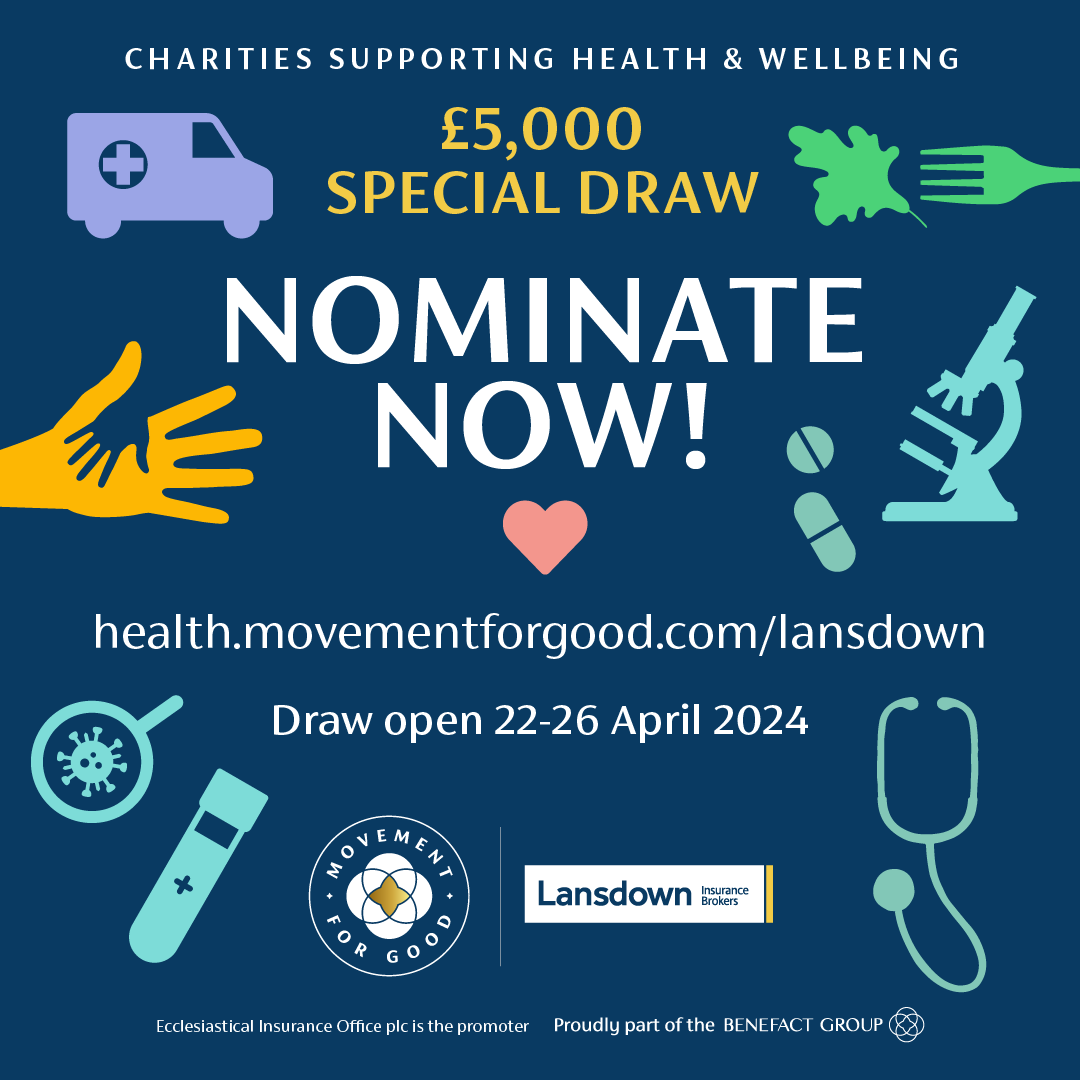 📣 Calling all supporters of health & wellbeing charities!  

It's the LAST DAY to nominate your favourite charity in @benefactgroup's #MovementForGood £5,000 special draw. Nominate here👉 health.movementforgood.com/seib 

T&Cs: health.movementforgood.com/files/health-m…