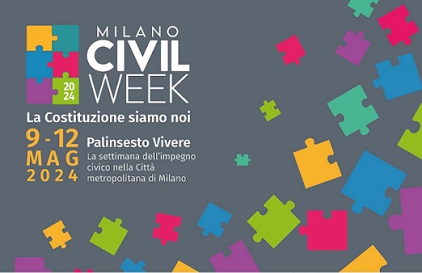𝙇𝙖 𝙨𝙚𝙩𝙩𝙞𝙢𝙖𝙣𝙖 𝙙𝙚𝙡𝙡𝙖 𝙨𝙤𝙡𝙞𝙙𝙖𝙧𝙞𝙚𝙩𝙖̀
Dal 9 al 12 maggio torna #MilanoCivilWeek, promossa da Comune e <a href="/CorriereBN/">CorriereBuoneNotizie</a>, in collaborazione con <a href="/CiesseviMilano/">CSV Milano - ETS</a> 
Filo conduttore del 2024 “La Costituzione siamo noi” 👉 tinyurl.com/mrxdyy77
